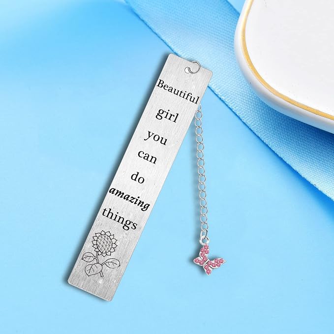 Women Girls Beautiful Girl You Can Do Amazing Things Gifts Inspirational Bookmark for Sister Best Friends Birthday Gifts Christmas Gifts Present Friendship Gifts for Book Lovers (Girl Do Amazing)