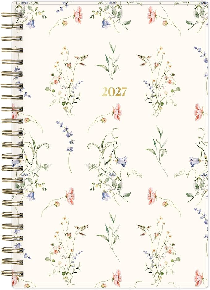 Blue Sky The Everygirl 2027 Weekly and Monthly Planner Calendar, January 2027 - December 2027, 5" x 8", Flexible Cover, Durable Twin Wire Binding, Storage Pocket, Includes Stickers, Marisa