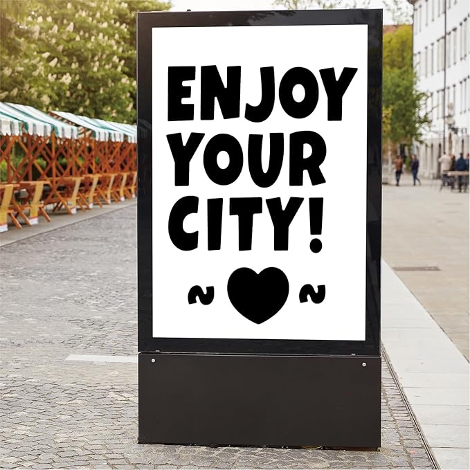 Bemeol Bulletin Board Letters 32 Sheets 4 Inch Stick on Letters Alphabet Cutout Letter for Bulletin Board Display School Classroom Home Decor(Black)