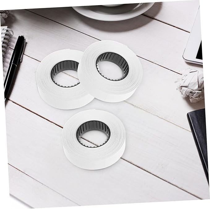 Gadpiparty 6600 Price Tag Roll 10-Pack Price Labels Sticker Adhesive Paper Roll and Labeling Accessories