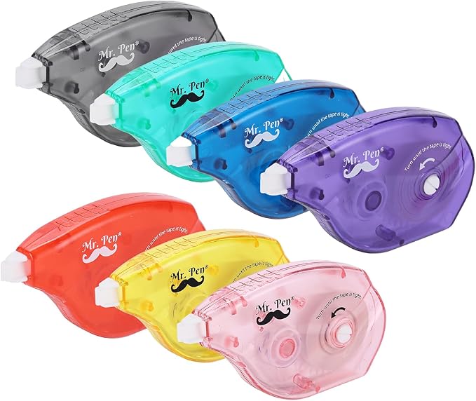 Mr Pen- Correction Tapes, Pack of 7, Correction Tape White Tape, Tape Eraser