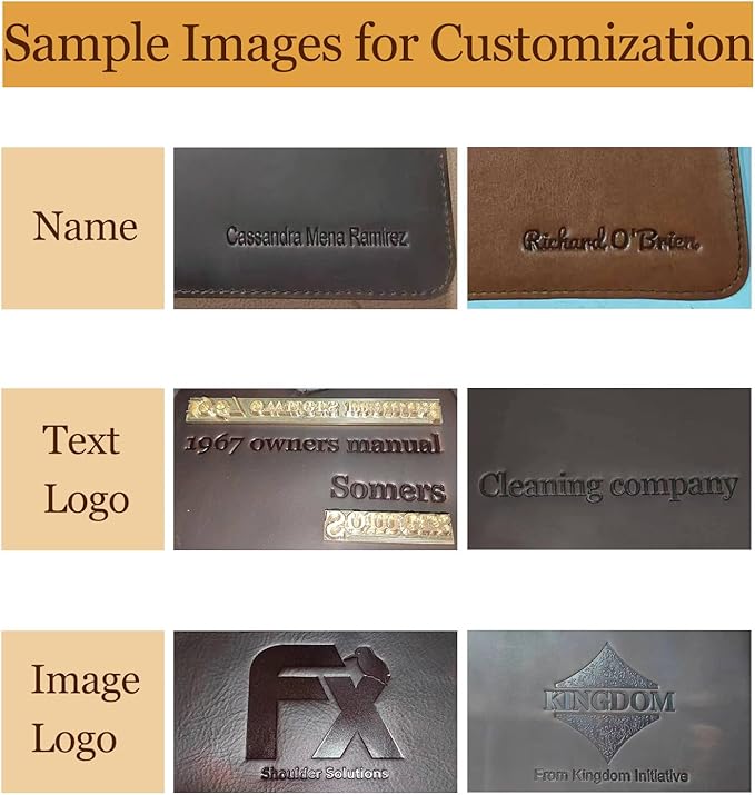 Personalized Genuine Leather Portfolio for Women and Men, Custom Engraved 8.5 x 11 Legal Padfolio, Zippered Notebook Laptop Organizer, Business Executive Folio for Work, Brown, Oil Tanned