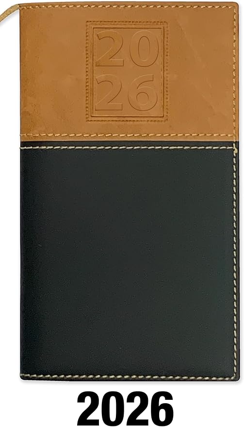 BookFactory 2026 Weekly Pocket Calendar 2026 Weekly Calendar 2026 Planner Agenda Organizer with Notepad (CAL-2026-POCKET(Organizer))