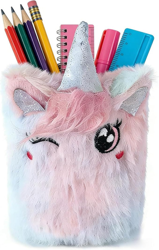 Cute Pen Container Holder Desk Decoration Stocking Stuffers Creative Multi-Functional Pen/pencil Holder Desk Organizer Accessory Makeup Storage Office Home Art Supply
