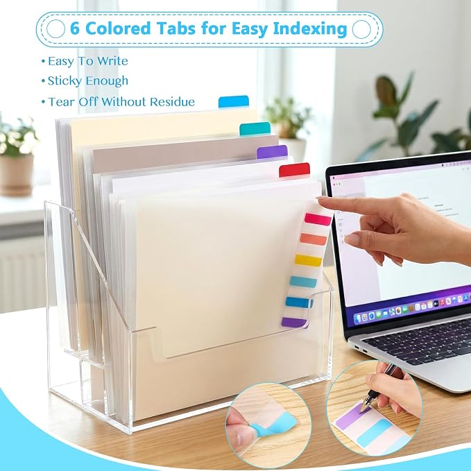 120PCS Scrapbook Paper Storage Organizer, 12x12 Inch Clear PP Scrapbook Paper Storage Organizers for Cardstock, Vinyl Paper, File
