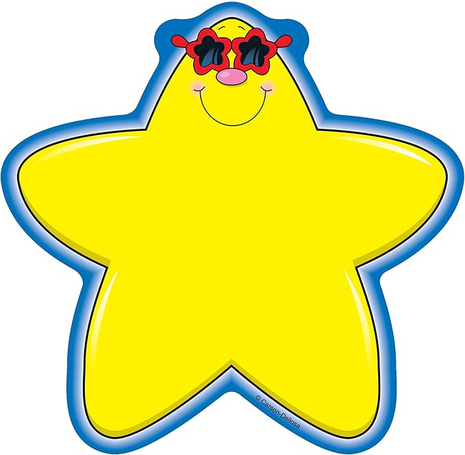 Carson Dellosa – Star Colorful Cut-Outs, Classroom Décor, 36 Pieces