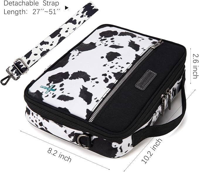 Montana West Bible Covers for Women Men with Leather Bookmark Carrying Book Case Church Bag Outdoor Bible Protective