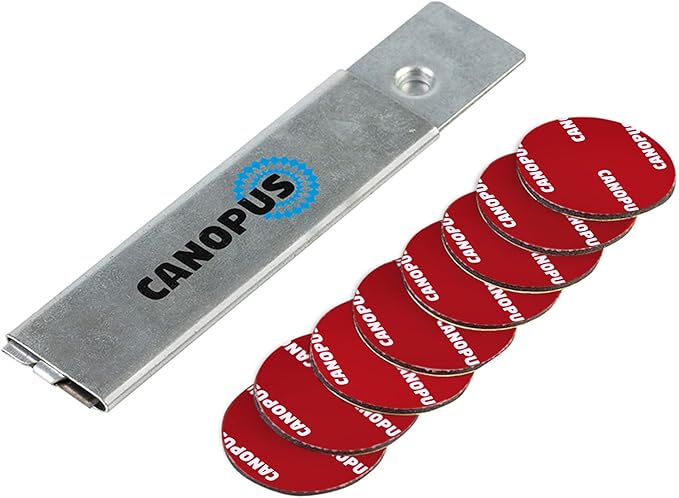 CANOPUS Circle Double Sided Adhesive Pads, Mounting Foam Tape, 5952 Roll, 8-PCs 1 in Diameter Circle Pack, with Box Cutter (1PC) and Razor Replacement (2PCs)