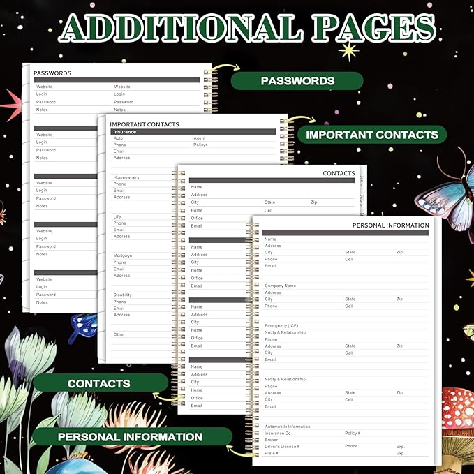 2026-2031 Monthly Planner - 5 Year Planner, July 2026 - June 2031, 5 Year Calendar 2026-2031 Monthly Planners, 9" x 11", Calendar Planners with 60 Months Tabs, Double-Side Pocket, Notes Pages