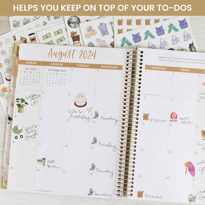 bloom daily planners Vintage Hand-Drawn Everyday Essentials Planner Stickers (535 Stickers) - Variety Pack for Decorating, Planning, Scrapbooking