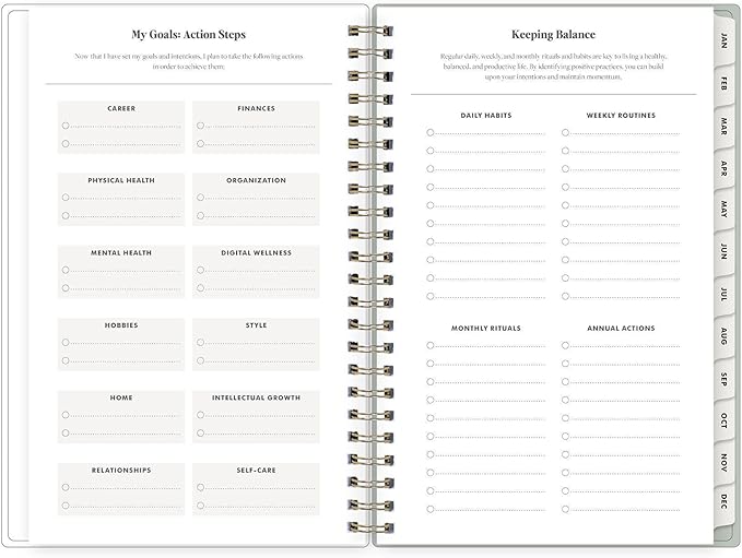 Blue Sky The Everygirl 2027 Weekly and Monthly Planner Calendar, January 2027 - December 2027, 5" x 8", Flexible Cover, Durable Twin Wire Binding, Storage Pocket, Includes Stickers, Marisa