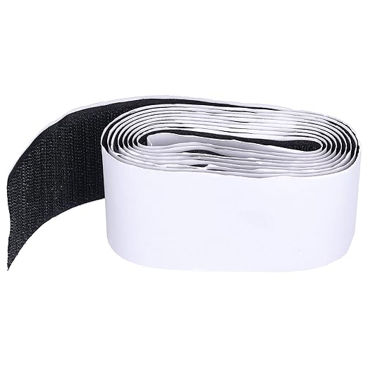 Hook and Loop Tape, Nylon Mounting Tap for Guitar Effect Pedal Board, 5cm x 2meters, Adhesive Backing (Slope)