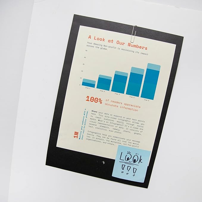 BAZIC White Poster Board, 11 X 14 Inches (512-48) 10 sheets ,pack of 5