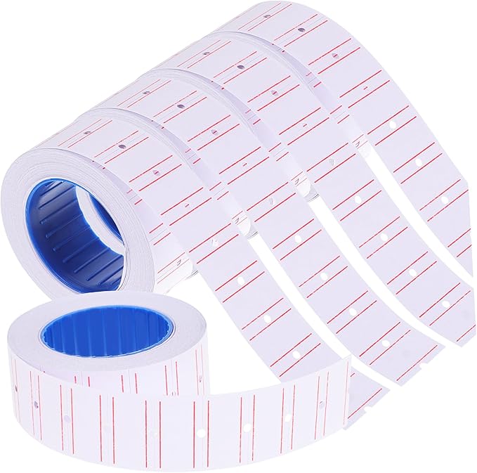 10rolls Paper Price Tags Self-Adhesive Price Stickers for Retail Shops Key Labels Tags Garage Labels Stickers