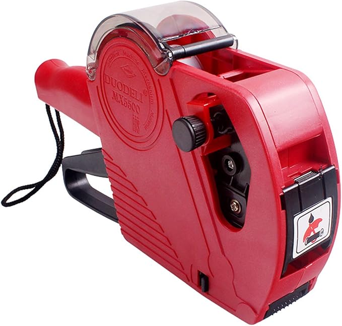 Irfora MX-5500EOS Handheld 8 Digits Price Labeller Label Maker Pricing Hine with Label Roll & Ink Roller for Office Supermarket Retail Shop Grocery Store