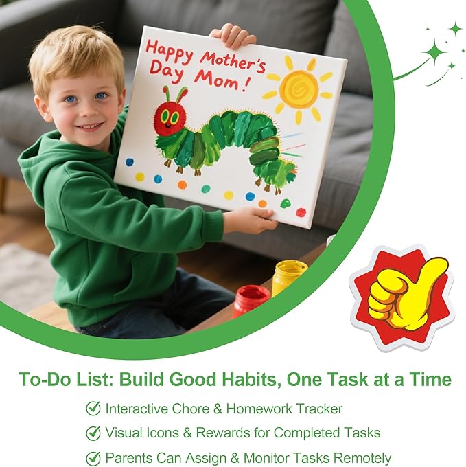 10.1’’ Smart Digital Calendar - Interactive Touch Screen, HD Display, Wall Mountable Family Organizer with Chore Chart, To-Do Lists & App Sync for Home & Office, Warm Mothers’s Day Gift, Gift for Her