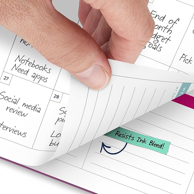 AT-A-GLANCE 2027 Planner, Simplified by Emily Ley, Weekly & Monthly, 5.5" x 8.5", Nostalgia Pink (EL60-200-27)