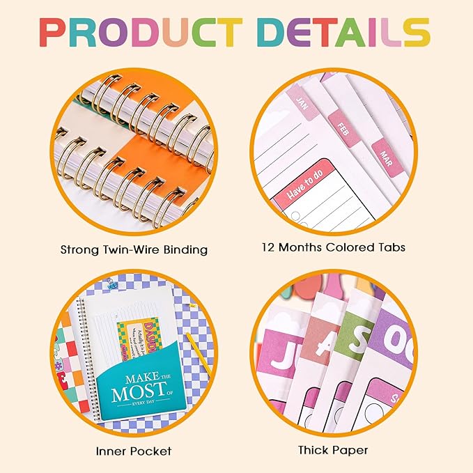Teacher Planner - Undated Teacher Planner, 8.5" x 11", Lesson Plan Book With Stickers, Class Schedule, Weekly Calendar, Great for School
