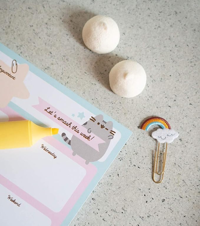 To Do List Notepad Pusheen Calendar A4 | Daily, Weekly Planner | ADHD Planner Pad | 54 Tear-Off Sheets 90 gsm | Pusheen Stationery | Improve Productivity | Task Planner