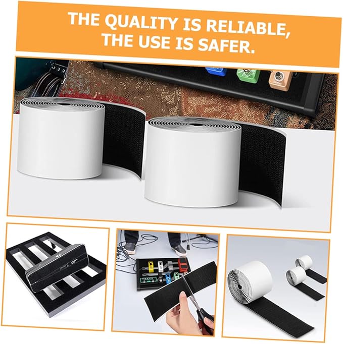 Strong Adhesive Guitar Pedal Board Tape Double-Sided Fabric Tape for Pedal Mounting