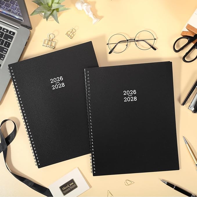 Monthly Planner 2026-2028 - 2026-2028 Monthly Planner, 24 Months, 9'' x 11'', JUL. 2026 - JUN. 2028 with Inner Pocket, Coated Tabs