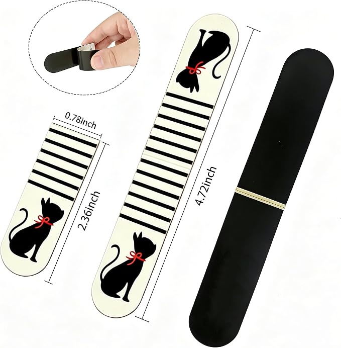 30pc Magnetic Bookmarks, Cute Cat Lover Gifts for Women, Book Lovers, Book Markers for Reading Kids & Adults, Classroom Rewards & Party Favors, Holiday Gifts, 30 Designs Page Markers