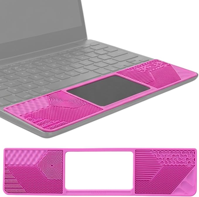 Student ChromebookⓇ Gidget: Silicone Sensory Mat/Palm Rest Compatible with Most Student ChromebookⓇ Models – Textured Fidget Pad for Discreet Focus and Comfort – by Gyre & Gimble