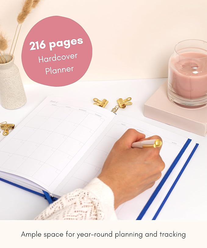 Lamare Academic Planner 2026 College Essentials – Undated Weekly College Student Planner for Homeschool, High School, College & Nursing Students
