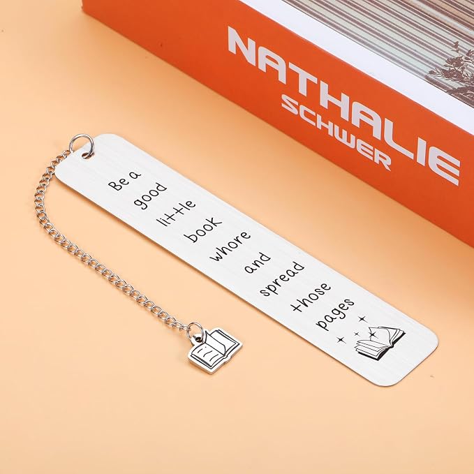 Smutty Bookmark Gifts for Women, Funny Bookmark for Women Bookish Nerds Bookworm Spicy Romance Bookmarks for Female Friends Her, Book Lovers Gifts, Christmas Stocking Stuffers for Women Men