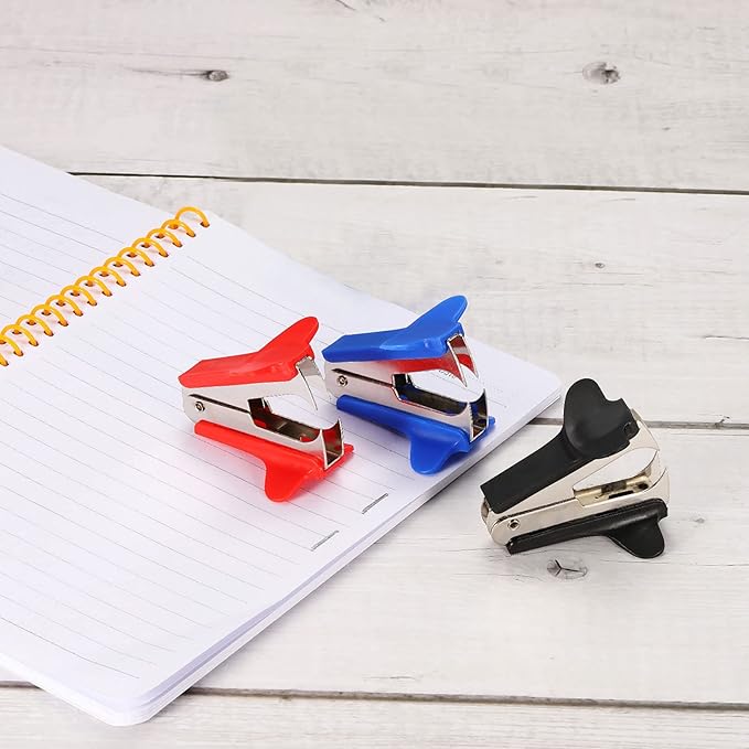 YOKIVE 2 Pcs Staple Remover, Office Staplers Puller | Easily Remove Staples Great for Office Home Desktop Accessories (Black)