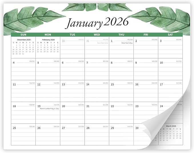 2026 Calendar, Magnetic Calendar for Refrigerator, Runs from January 2026 to June 2027, Fridge Calendars for School, Office & Home Planning and Organizing,15"x12"