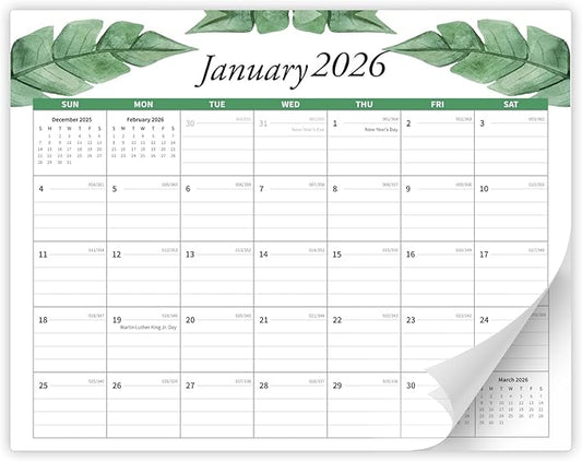Calendar 2026-2027, Magnetic Calendar for Refrigerator, Runs from January 2026 to June 2027, Fridge Calendars for School, Office & Home Planning and Organizing,15"x12"