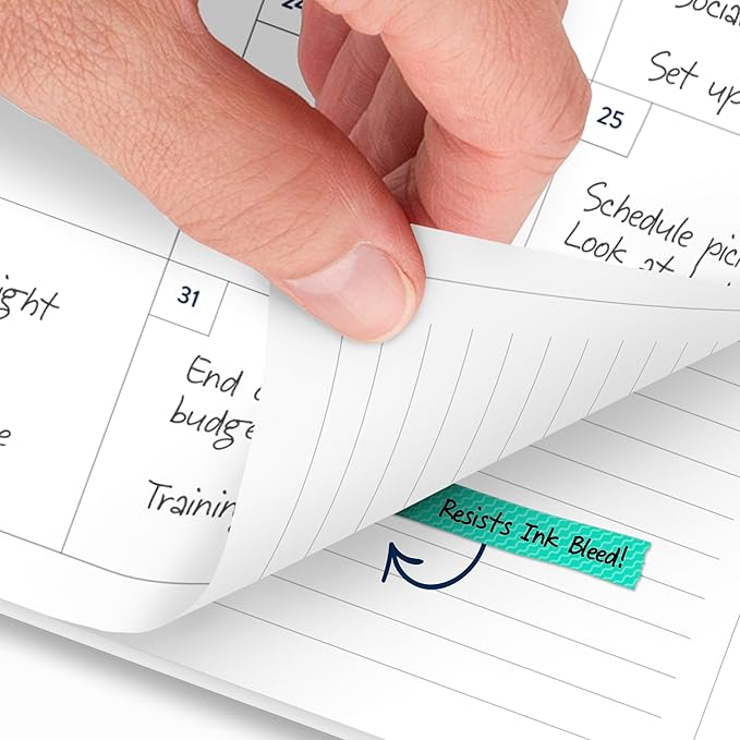 AT-A-GLANCE Planner 2026-2027 Weekly & Monthly Academic 12-Month July-June, 8-1/2" x 11", Simplified by Emily Ley, Happy Stripe (EL49-905A)
