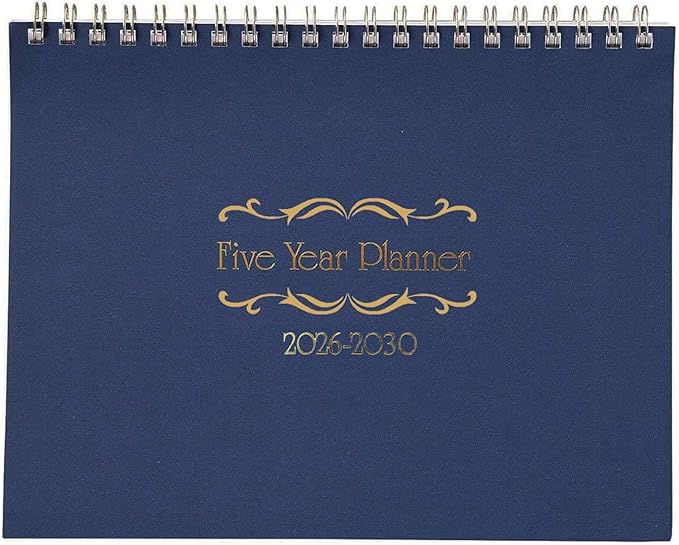 Ritadeshop 5 Year Calendar Planner Blue