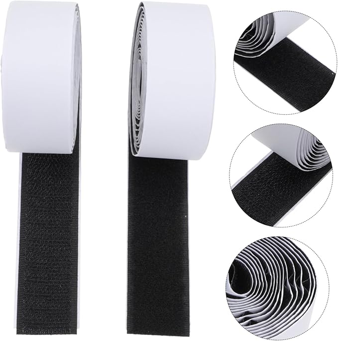 ibasenice 2pcs Guitar Effector Tape Adhesive Grip Tape Strong Fastener for Pedal Board Guitar Supplies
