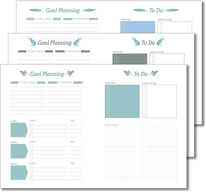High Note 2026 Planner, 12-Month Weekly & Monthly Flexible Cover Planner: 2026, 5.75" x 7.5", Greenery, with Goal & Project Planning Pages