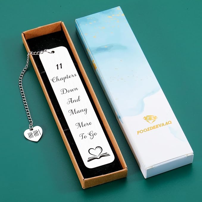 11 Years Anniversay Steel Gifts for Her Him Steel Gifts for 11th Anniversary 11 Years Wedding Anniversa-ry Day Gift for Husband Wife Men Women White Elephant Gift for Adults Christmas Valentine