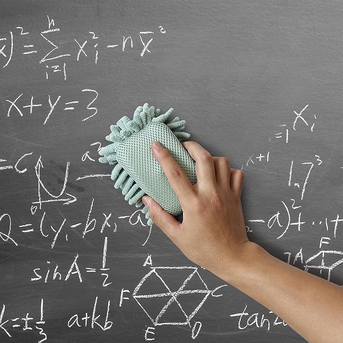 Mr. Pen- Magnetic Microfiber Shag Whiteboard Erasers, 4" x 6", 4 Pack, Dual Surface, Washable Large Dry Erase Board Cleaner for Chalk, Marker, Classroom, Office, Home