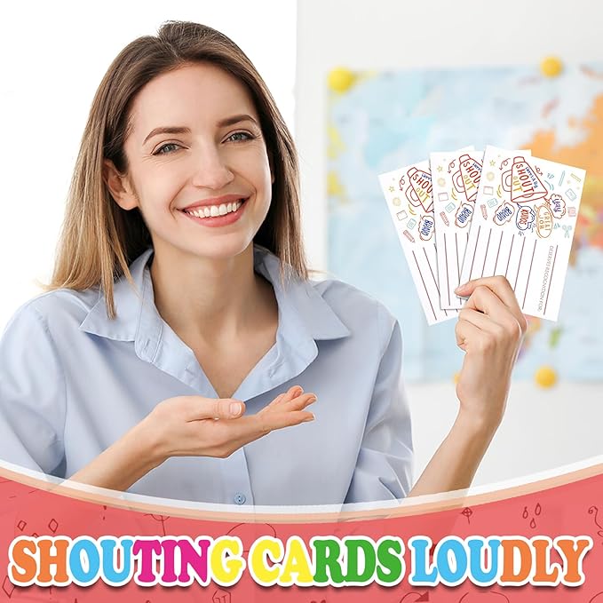 Motiskyy 200 Count Positive Shout out Cards for Staff Teachers Students Employees Office Appreciation Recognition Reward Cards for Back to School or Work Bulletin Board