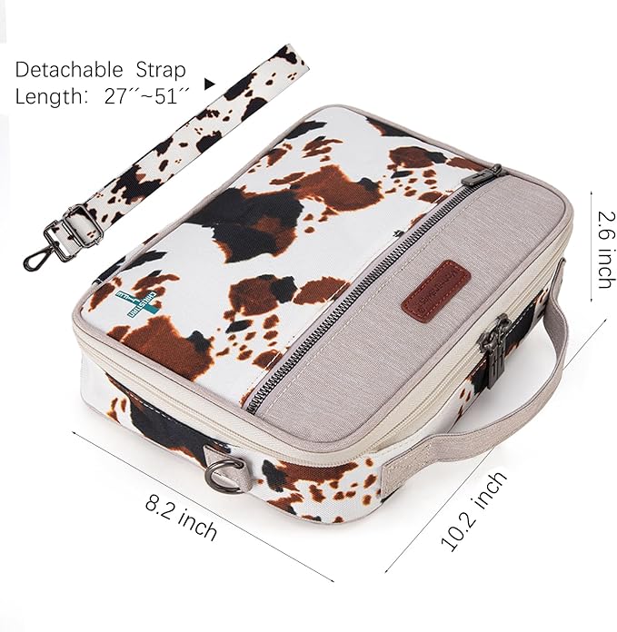 Montana West Bible Covers for Women Men with Leather Bookmark Carrying Book Case Church Bag Outdoor Bible Protective
