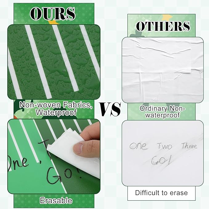 Football Bulletin Board Roll Reusable Waterproof Erasable Sport Theme Non-Woven Fabric Bulletin Board Fade Resistant Wrinkle Resistant Sports Poster for Classroom Decor Wrap Craft 15.55" x20ft