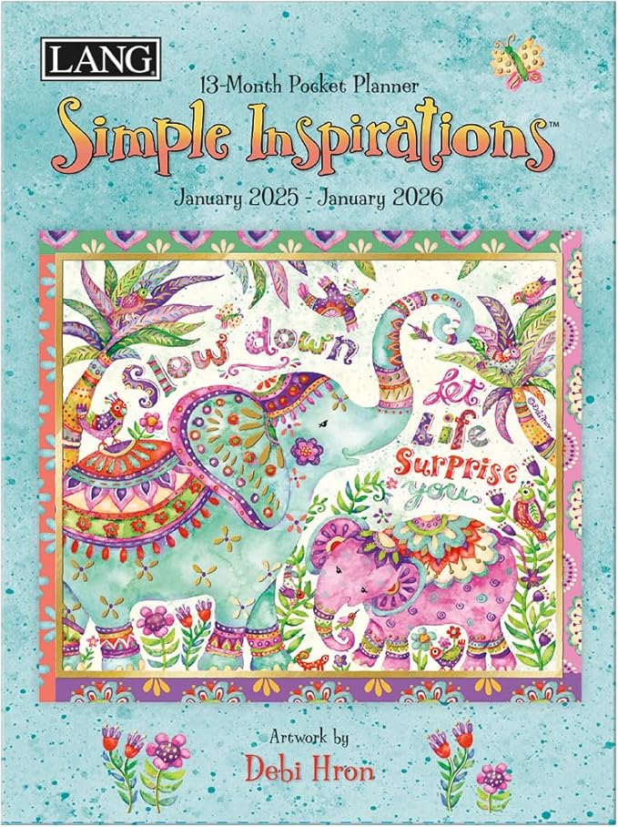 LANG Simple Inspirations™ 2025 Monthly Pocket Planner (25991003185)