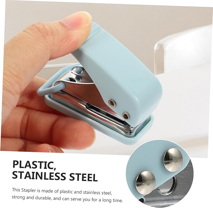 Gadpiparty Mini Hole Puncher for Office Supplies Small Portable Stapler for Students Compact Single Hole Puncher Essential School and Office Stationery