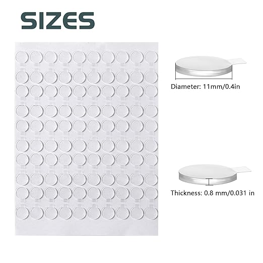 Adhesive Stick dots Two-Sided Sided Mounting Putty Stick Tack for Wall Hanging Crafts Balloons Festival Party Decorations,Clean Removable(0.4"*0.4"-600)