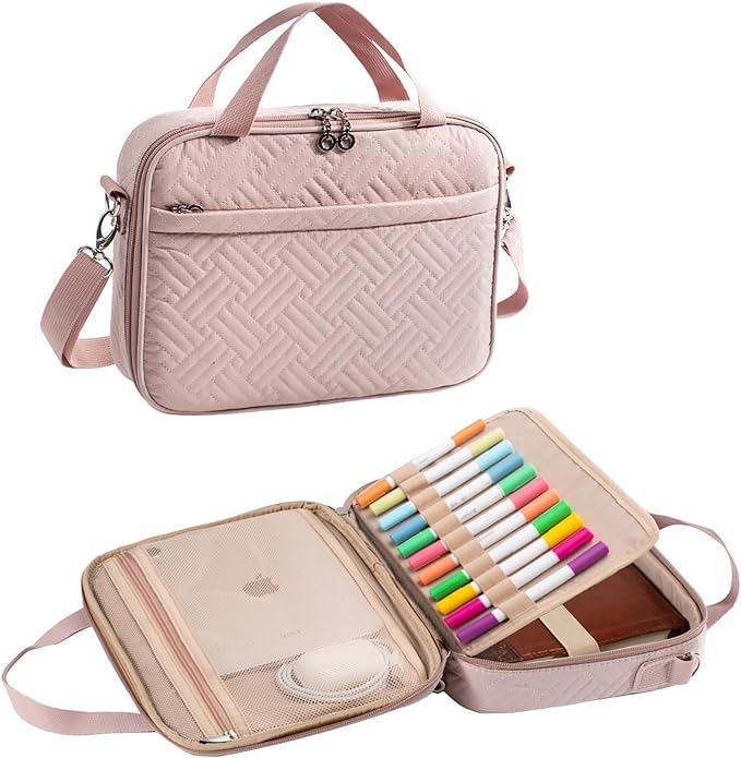 Aplufine Large Bible Case for Women-Bible Covers-Bible Carrying Case-Book Bags and Totes for Women with Detachable Shoulder Strap, Bible Gift