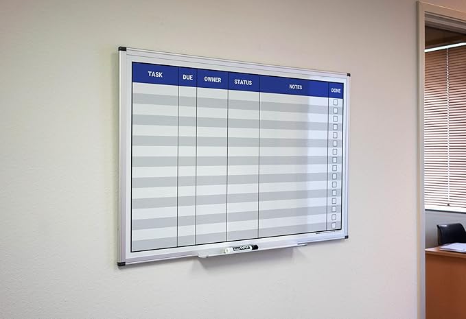 Task List Whiteboard 60" x 40"