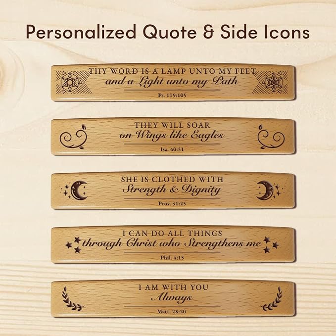 Custom Book Page Holder, Thumb Book Page Holder, Personalized Wooden Page Holder for Reading, Gifts for Book Lovers Teachers Appreciation Gifts on Birthday (Style 4)