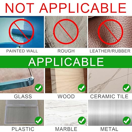 2 Pack Double Sided Tape Clear, 0.59inx9.84ft (Total 19.68FT), Universal 2 Way Mounting Tape, Two Sided Adhesive Heavy Duty Sticky Glue Strips, Wall Tape Transparent