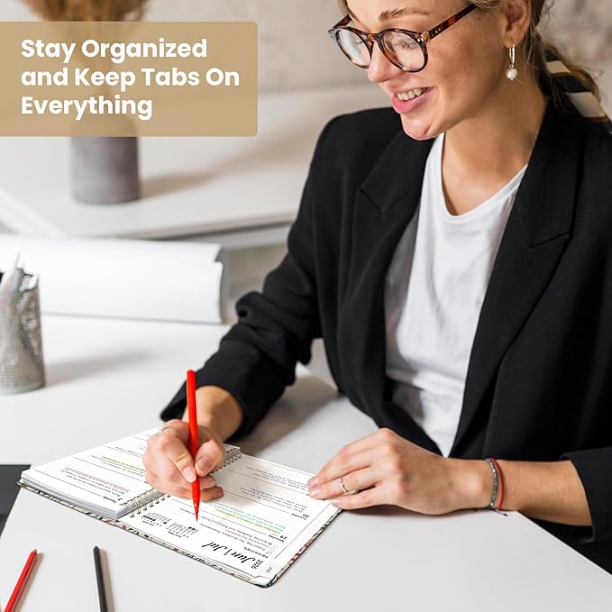 Planner 2026-2027, Monthly and Weekly Academic Planner July 2026 - June 2027, Hardcover Student Teacher Planning Agenda Calendar Book with Tabs, Perfect for Office School Supplies, A5 (6.3" x 8.5") - Herbs