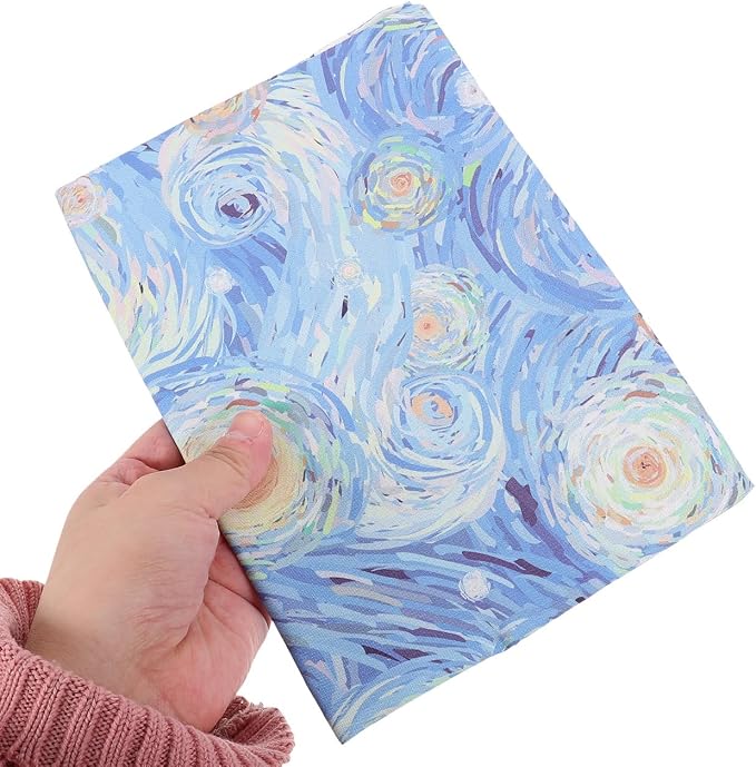 Handmade A5 Book Cover Sleeve Protective Cloth Book Protector for Paperback and Hardcover Books Notebook Journal 11X7 Inch Decorative Decor